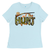 Baby Blue the hunt is on Ladies Tee - Artiststas