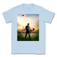 Dusty Blue green arrow Classic Tee - lanVoArt