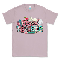 Lilac blessed teacher school Classic Tee - NancyCooperArtShop