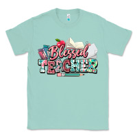 Seafoam blessed teacher school Classic Tee - NancyCooperArtShop