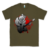 Army Green Guitar Player Gift Guitarist Guitar Classic Tee - lanVoArt
