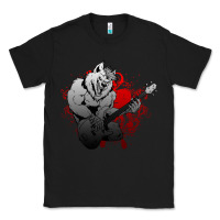 Black Guitar Player Gift Guitarist Guitar Classic Tee - lanVoArt