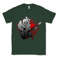 Sports Green Guitar Player Gift Guitarist Guitar Classic Tee - lanVoArt