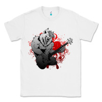 White Guitar Player Gift Guitarist Guitar Classic Tee - lanVoArt