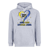 Heather Grey world down syndrome symbol Heavyweight Hoodie - Artiststas
