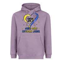 Lavender world down syndrome symbol Heavyweight Hoodie - Artiststas