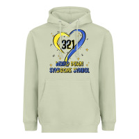 Matcha world down syndrome symbol Heavyweight Hoodie - Artiststas