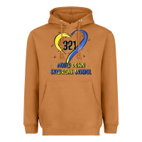 Meerkat world down syndrome symbol Heavyweight Hoodie - Artiststas