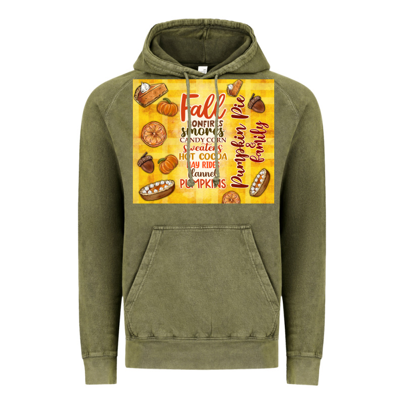 Pumpkin Pie And Family Vintage Hoodie by TumblerDesignByShophia | Teevron