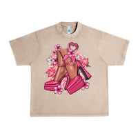 Cancer High Heels Cancer Awareness Urban Heavy Tee | Teevron