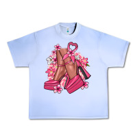 Grape Ice Cancer high heels Cancer Awareness Urban Heavy Tee - HowdyJamesFarm