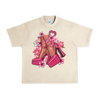 Sandshell Cancer high heels Cancer Awareness Urban Heavy Tee - HowdyJamesFarm