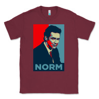 Burgundy norm macdonald political poster Classic Tee - lanVoArt
