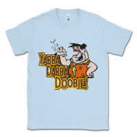 Dusty Blue yabba dabba doobie! Classic Tee - lanVoArt