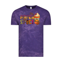 Cloud Purple my blood type is pumpkin spice Vintage Tee - NancyCooperArtShop