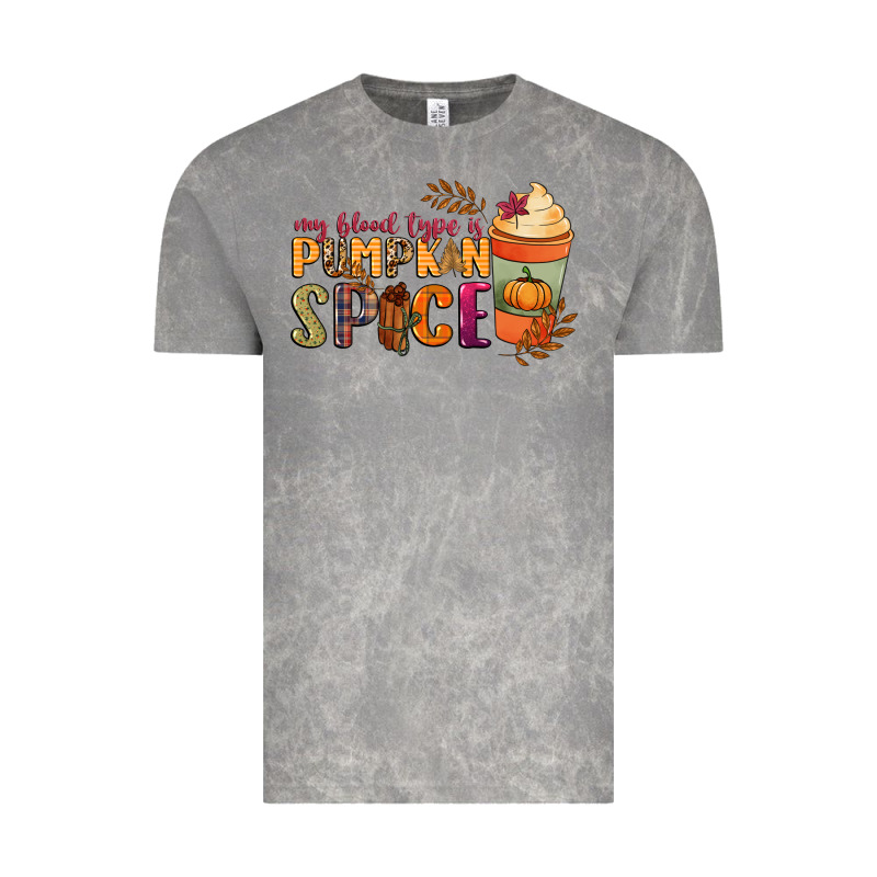 My Blood Type Is Pumpkin Spice Vintage Tee by NancyCooperArtShop | Teevron