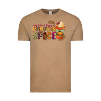 Vintage Coffee my blood type is pumpkin spice Vintage Tee - NancyCooperArtShop