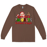 Chestnut santas favorite softball player Long Sleeve Tee - CowGirlArtShop