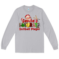 Moon Dust santas favorite softball player Long Sleeve Tee - CowGirlArtShop