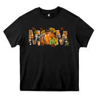 Black Western Mom With Pumpkins Heavy Core Tee - BundleAndBundleShop