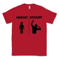 Red zyzz sadkunt sickkunt gym bodybuilding motivational aesthetic veni vid Classic Tee - lanVoArt