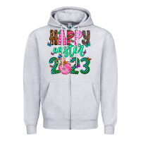 Heather Grey Happy Easter Zipper Hoodie - CowhideDigitalArt