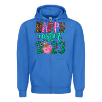 True Royal Happy Easter Zipper Hoodie - CowhideDigitalArt