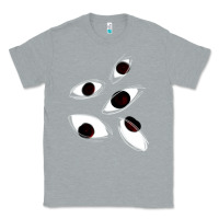 Heather Grey weirdcore staring Classic Tee - lanVoArt