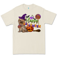 Bone Happy Halloween With Yorkshire Terrier Dog Premium Tee - LillyAllenDesigns