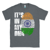 It's In My Dna India Flag Indian Classic Tee | Teevron