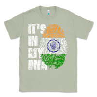 Matcha IT'S IN MY DNA India Flag Indian Classic Tee - lanVoArt