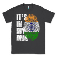 Smoke IT'S IN MY DNA India Flag Indian Classic Tee - lanVoArt