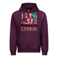 Mauve Wine nursing is my cardio Urban Hoodie - BarkalooDesign