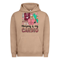 Pigment Burro nursing is my cardio Urban Hoodie - BarkalooDesign