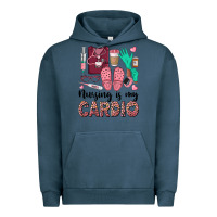 Pigment Midnight Navy nursing is my cardio Urban Hoodie - BarkalooDesign