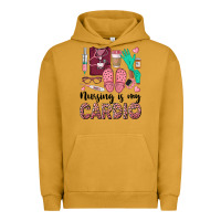 Pigment Peanut Butter nursing is my cardio Urban Hoodie - BarkalooDesign