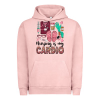 Pigment Salmon nursing is my cardio Urban Hoodie - BarkalooDesign