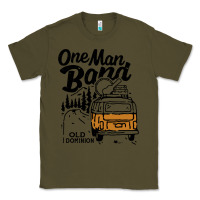Army Green old dominion one man Classic Tee - lanVoArt