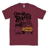 Burgundy old dominion one man Classic Tee - lanVoArt