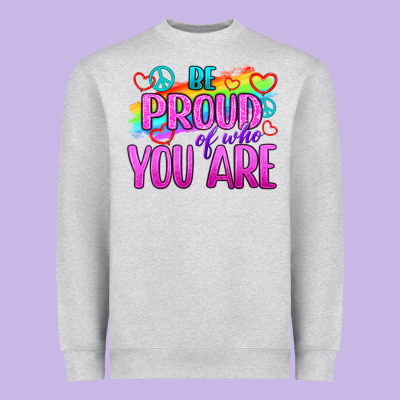 Be Proud Of Who You Are Heavyweight Sweatshirt Designed By Bundleandbundleshop