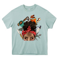 Arona Wild Camping Afro Messy Bbs Heavy Core Tee - BundleAndBundleShop