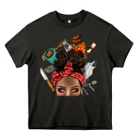 Asphalt Wild Camping Afro Messy Bbs Heavy Core Tee - BundleAndBundleShop