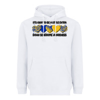 White its okay to be little extra Heavyweight Hoodie - Artiststas