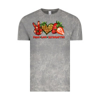 Cloud Rock peace love strawberries Vintage Tee - Jasminsmagicworld