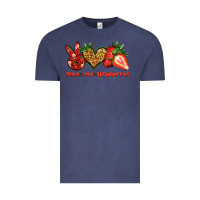 Vintage Denim peace love strawberries Vintage Tee - Jasminsmagicworld