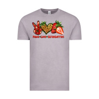 Vintage Zinc peace love strawberries Vintage Tee - Jasminsmagicworld