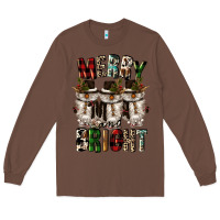 Chestnut merry and bright Long Sleeve Tee - CowGirlArtShop