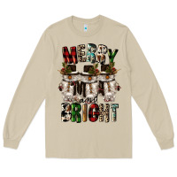 Mushroom merry and bright Long Sleeve Tee - CowGirlArtShop