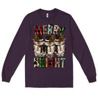 Plum merry and bright Long Sleeve Tee - CowGirlArtShop