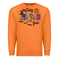 Carrot Resting Witch Face Premium Sweatshirt - CowhideDigitalArt